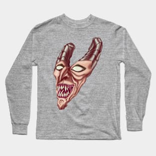 A Happy Krampus is a Scary Krampus Long Sleeve T-Shirt